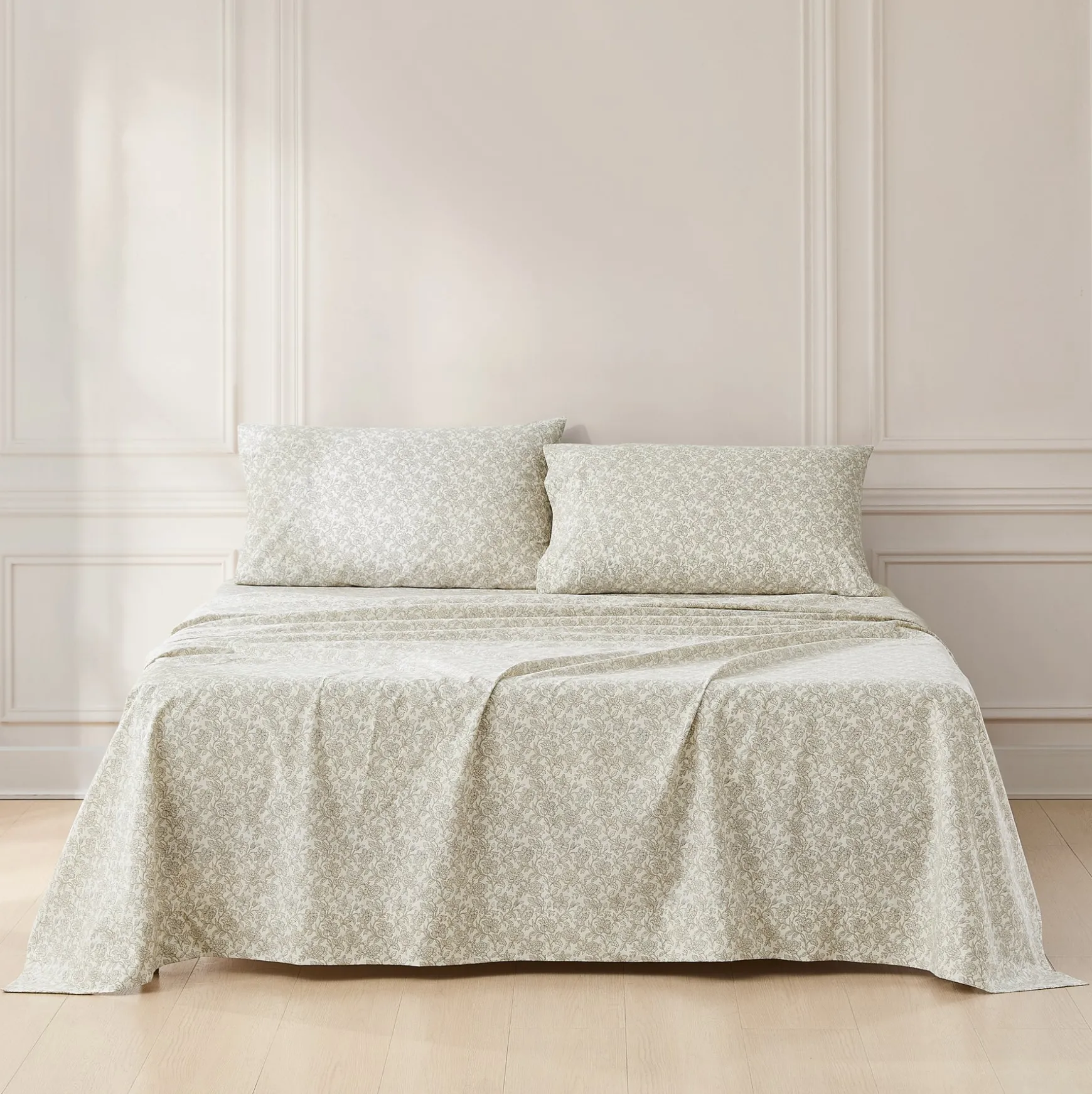 Zara Floral Block Cotton Sheet Set