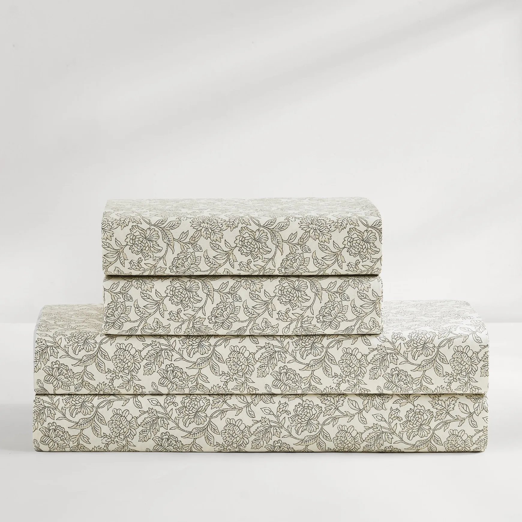 Zara Floral Block Cotton Sheet Set