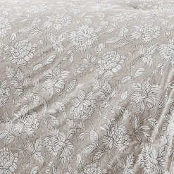 Zara Floral Block Cotton Comforter 8Pc Set