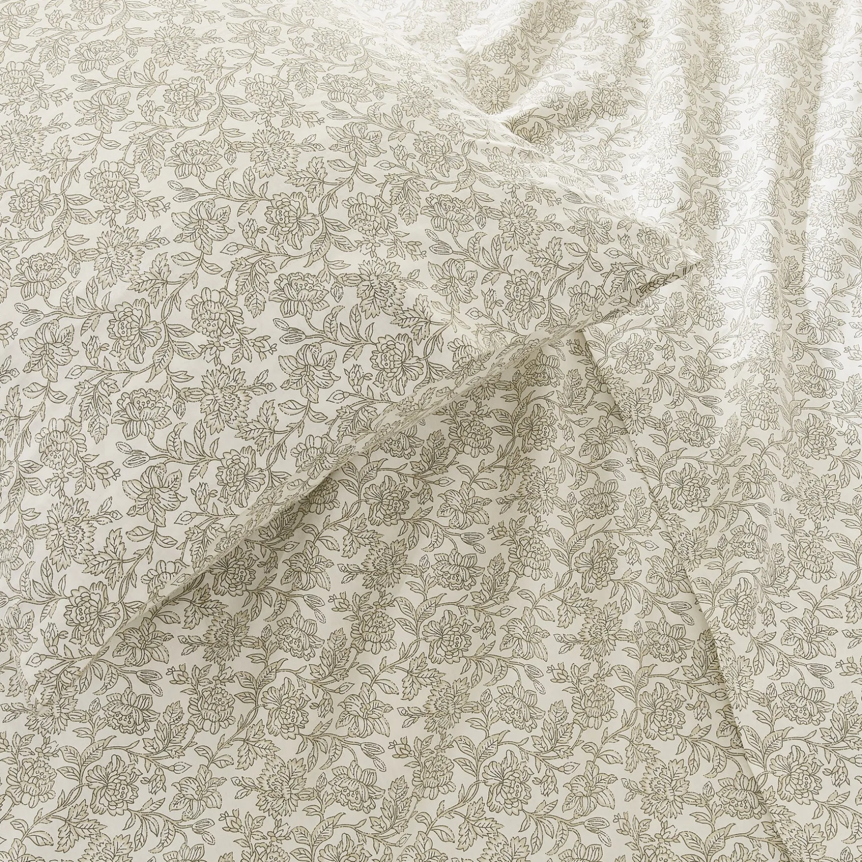 Zara Floral Block Cotton Sheet Set