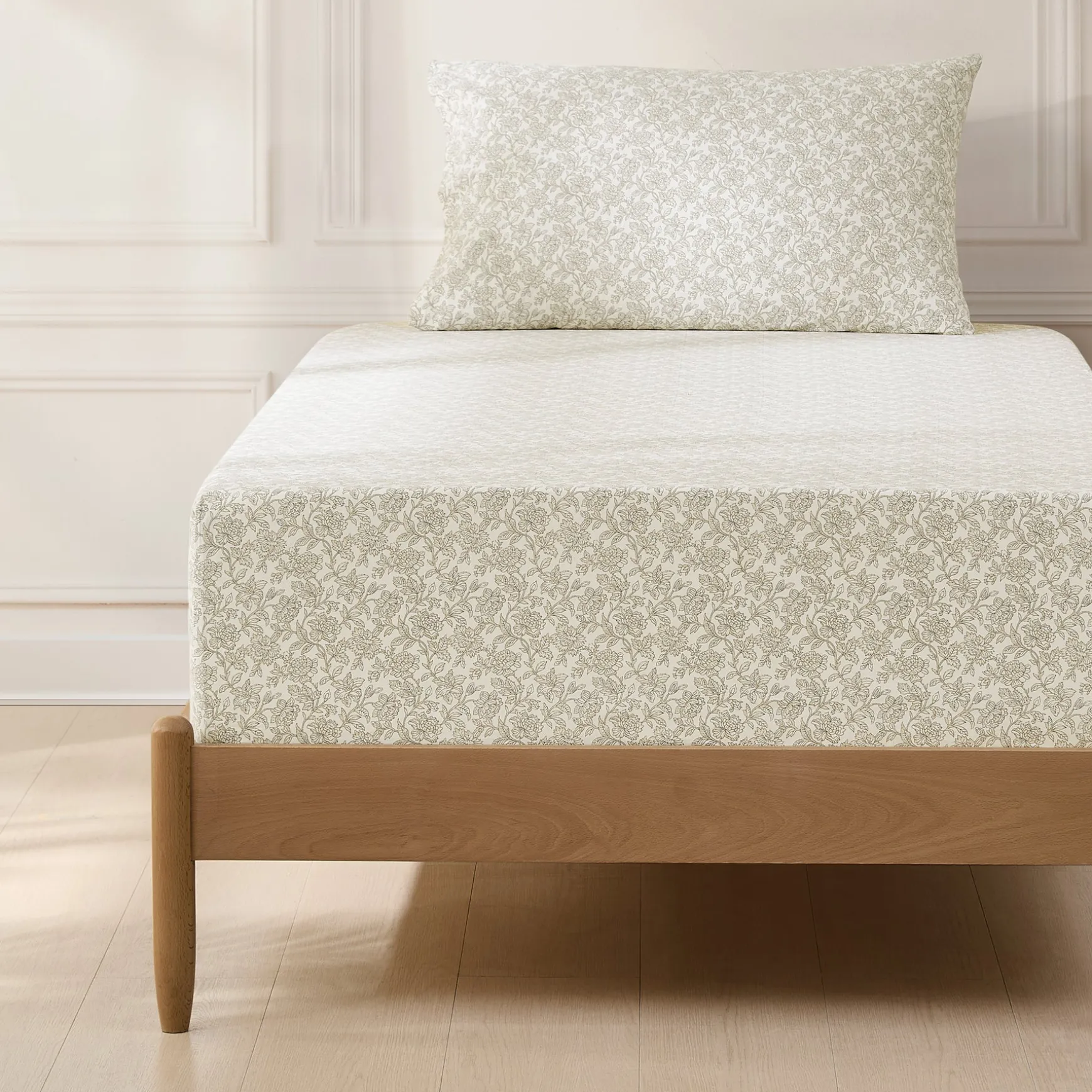 Zara Floral Block Cotton Sheet Set